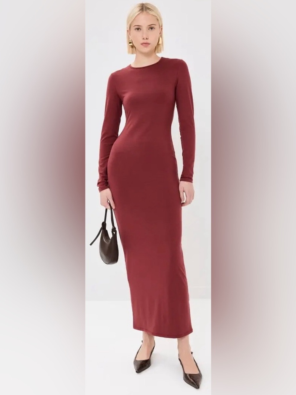 Reformation Tommie Knit Red Maxi Dress | XS